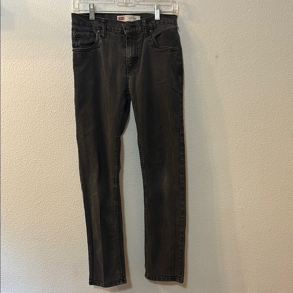 Levi's Black Slim Fit Jeans with Classic Design